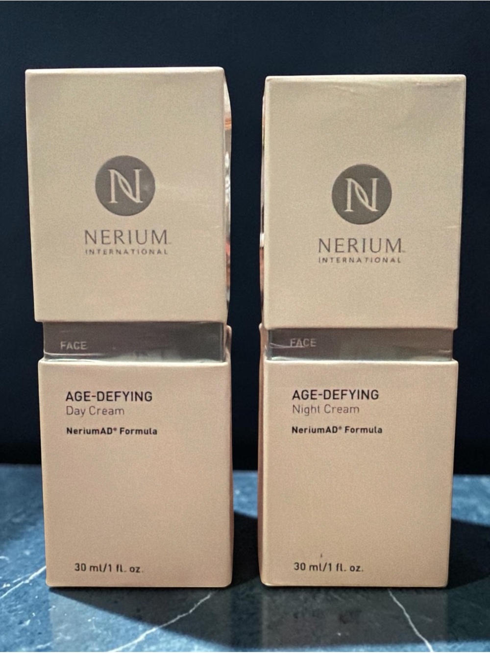 Lot of 2 Nerium Age Defying 1 Day & 1 Night Cream Face Treatment 1oz/30ml Sealed